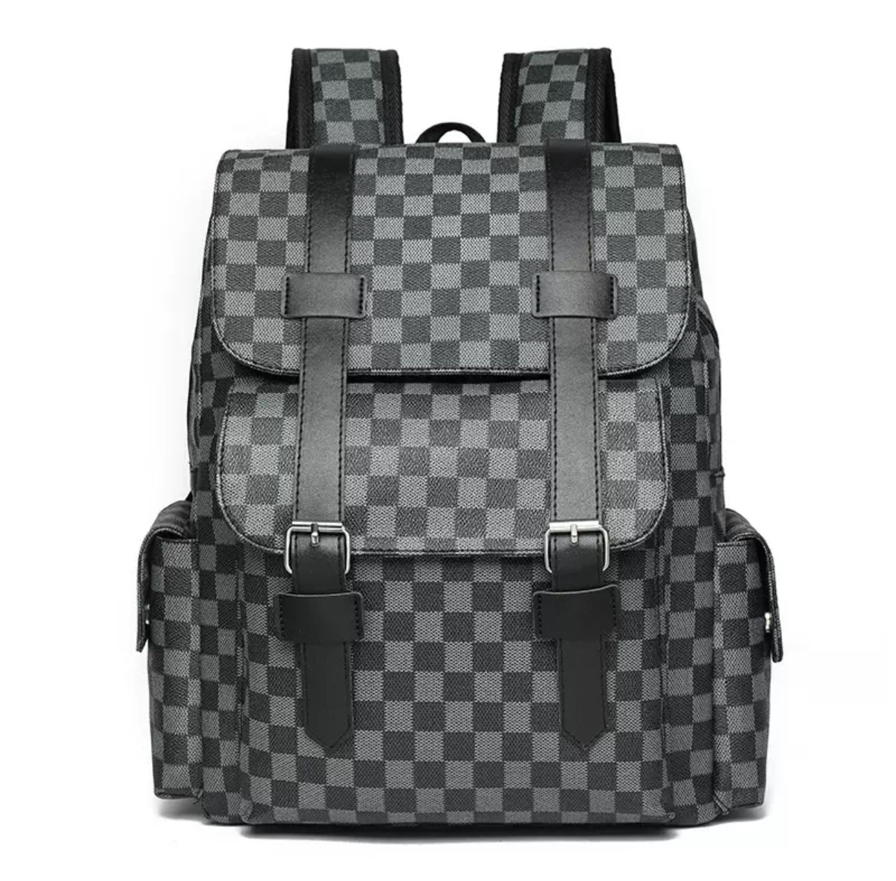 Checkered-Backpack