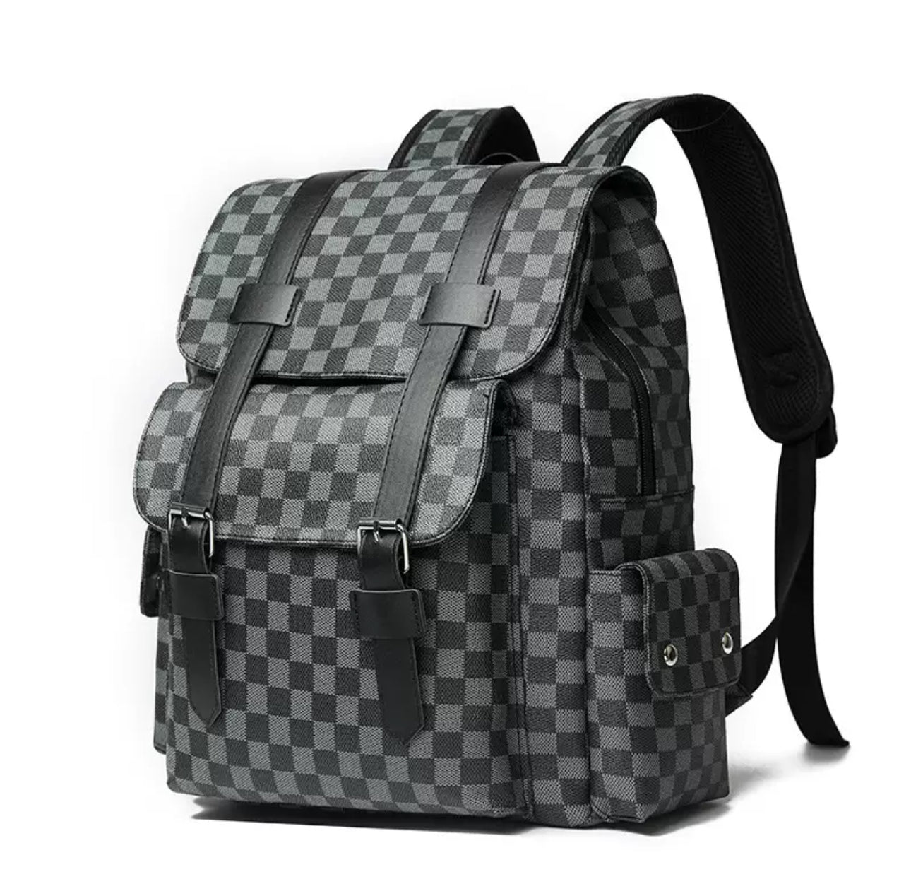 Checkered-Backpack