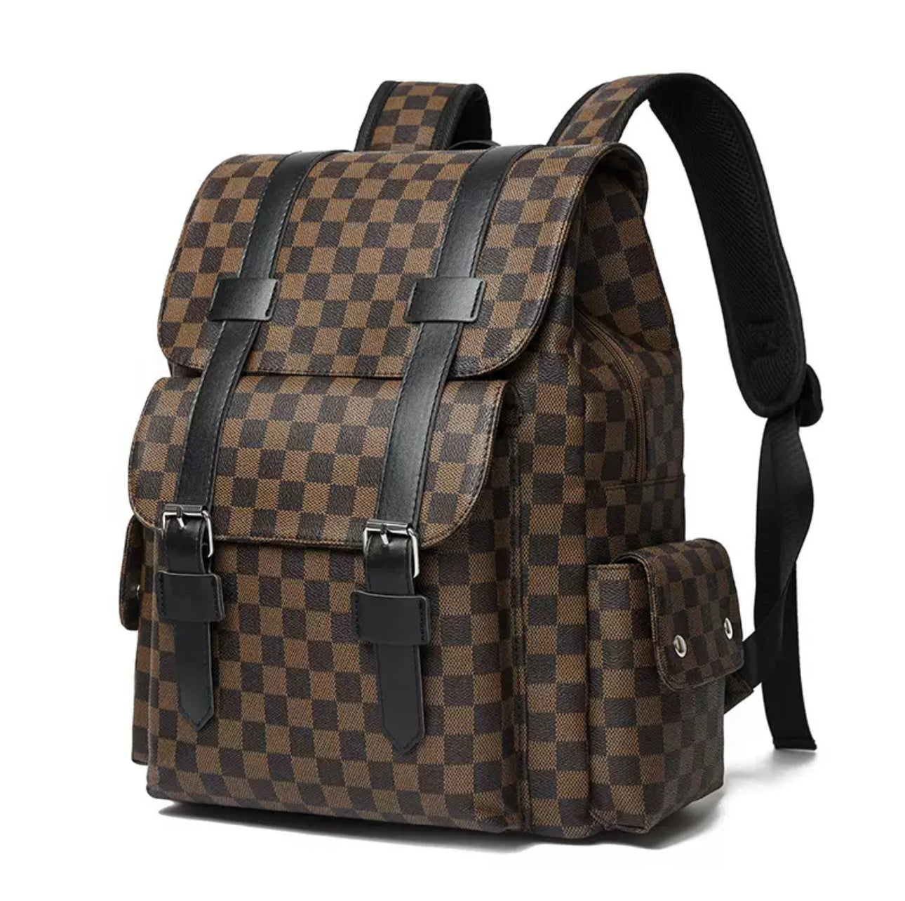 Checkered-Backpack