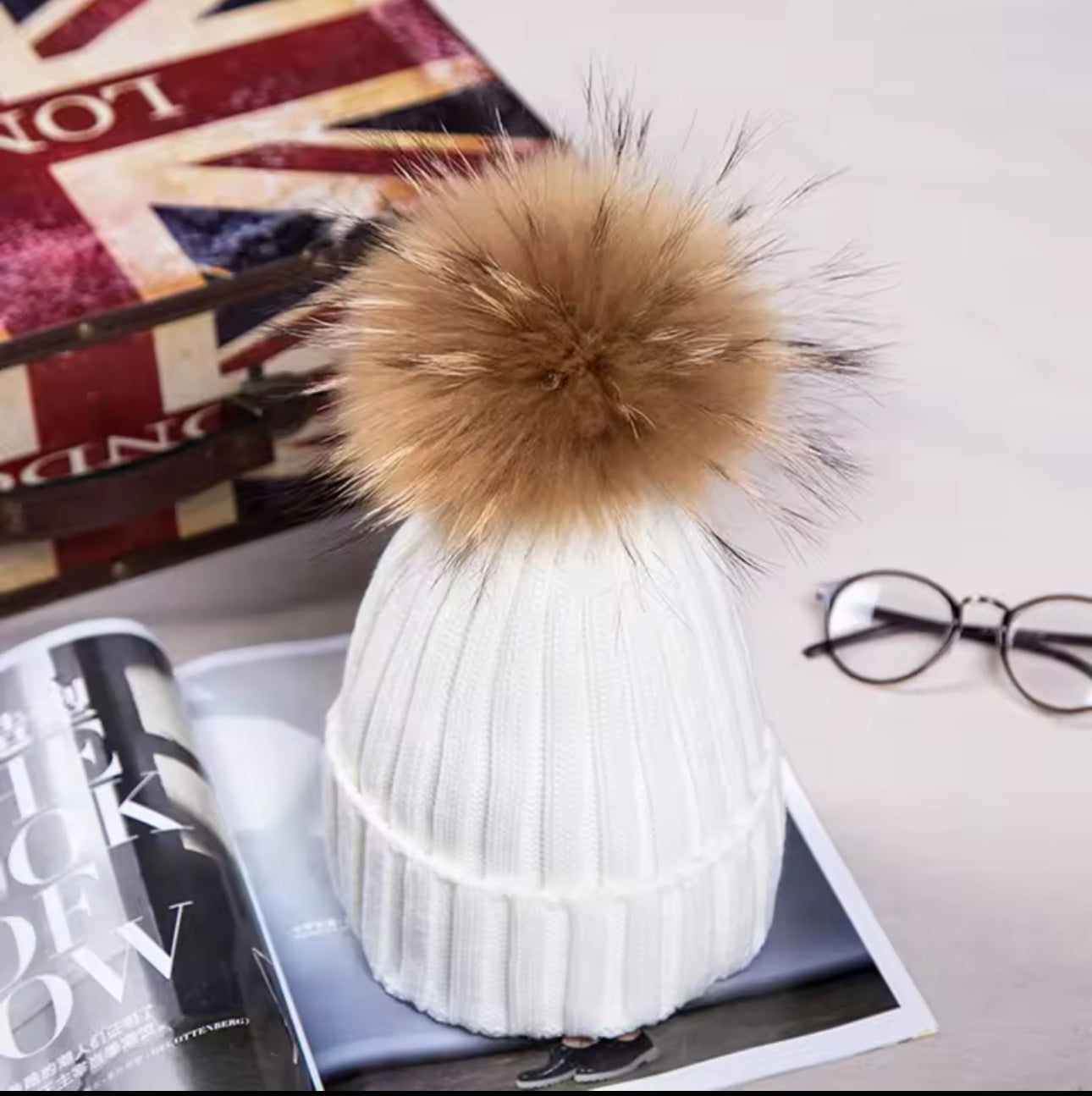 Lusso Pom Beanie