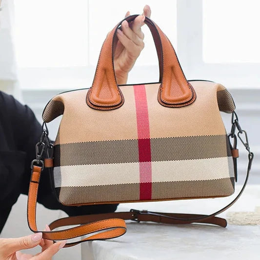 PLAID SPEEDY BAG